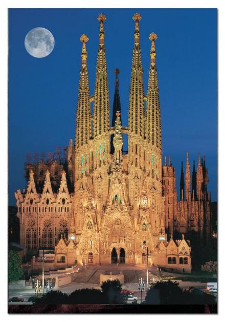 Sagrada familia lune